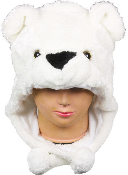 kid's-white-bear-animal-winter-hat