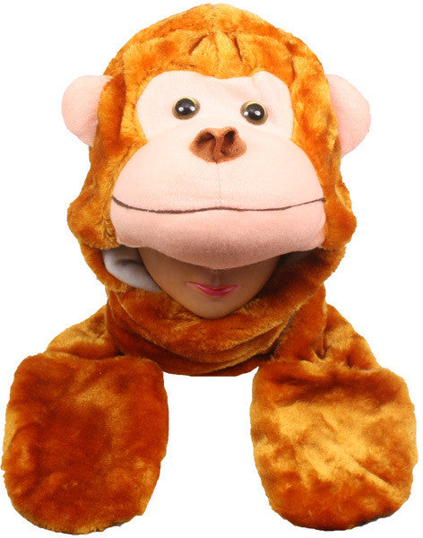 monkey-animal-winter-hat-with-mittens