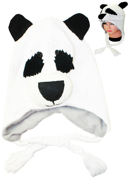 kid's-panda-knitted-animal-hat