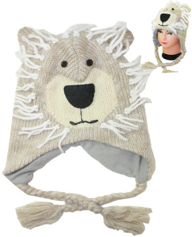 kid's-lion-knitted-animal-hat