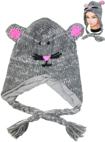 kid's-mouse-knitted-animal-hat