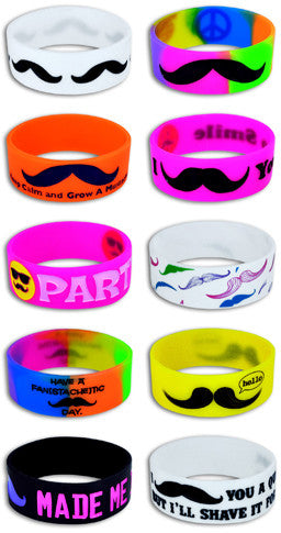 neon-mustache-bracelet