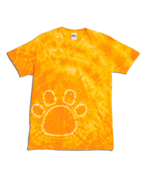 gildan-tie-dye-youth-pawprints-tee----gold-(s)