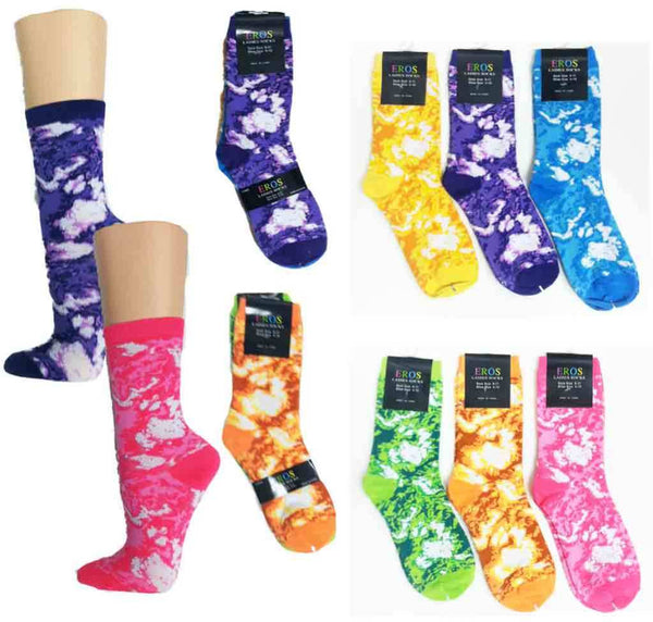 women's-computer-patterned-socks---tie-dye-pattern