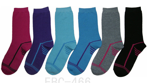 women's-novelty-crew-socks---stripe-prints---size-9-11