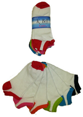 women's-novelty-socks---two-tone---6-pair-packs