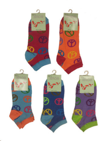 women's-low-cut-computer-pattern-socks-peace-signs--(size-9-11)