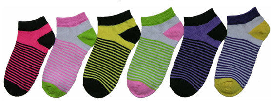 childrens-striped-pattern-no-show-socks--size-6-8
