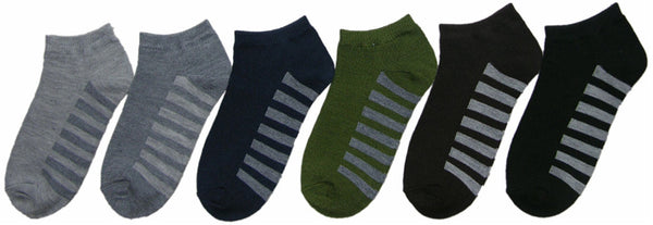 toddler's-no-show-socks---striped-sole-patterns---size-2-4