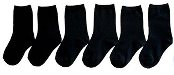children's-ankle-socks---black---size-4-6