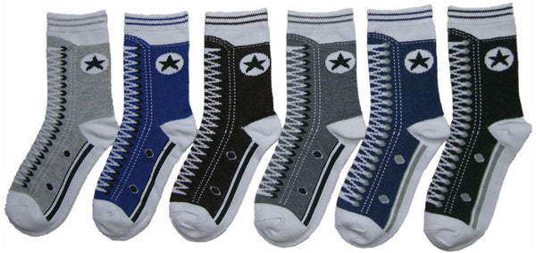 children's-ankle-socks---sneaker-print---sizes-2-4