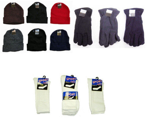 men's-hat,-fleece-gloves-and-crew-socks-combo