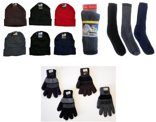 men's-hat,-gloves-and-wool-blend-socks-combo