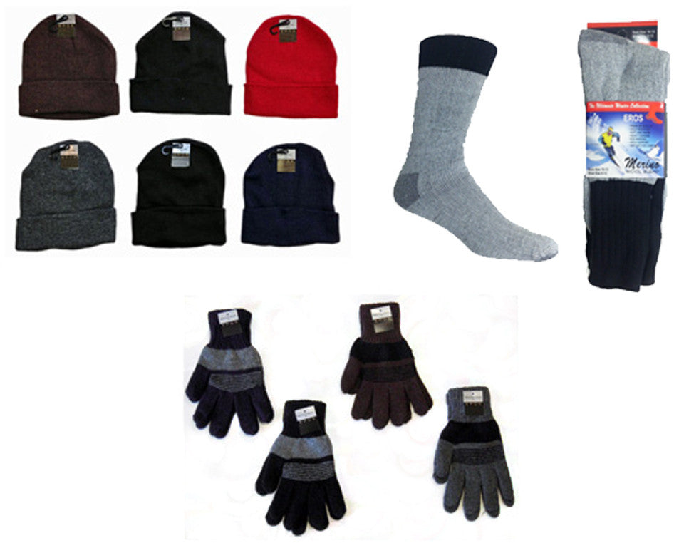 men's-beanie-hats,-gloves,-and-merino-wool-blend-socks-combo