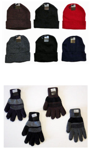 cuffed-winter-knit-hats-and-knit-gloves-combo-packs