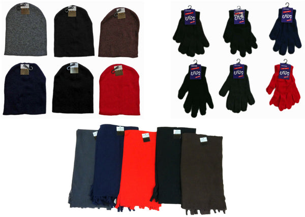 adult-beanie-knit-hats,-magic-gloves,-and-solid-scarves-combo-packs