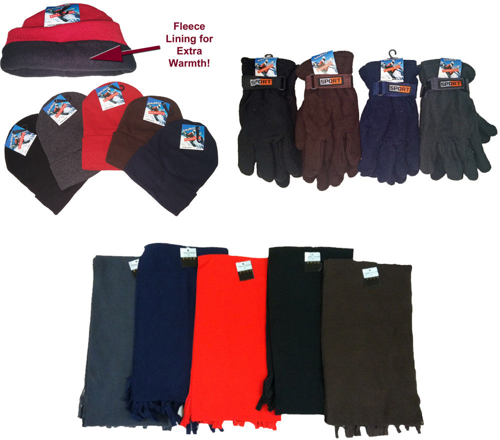 men's-fleece-lined-winter-knit-hats,-fleece-lined-gloves-&-solid-color-fleece-scarves