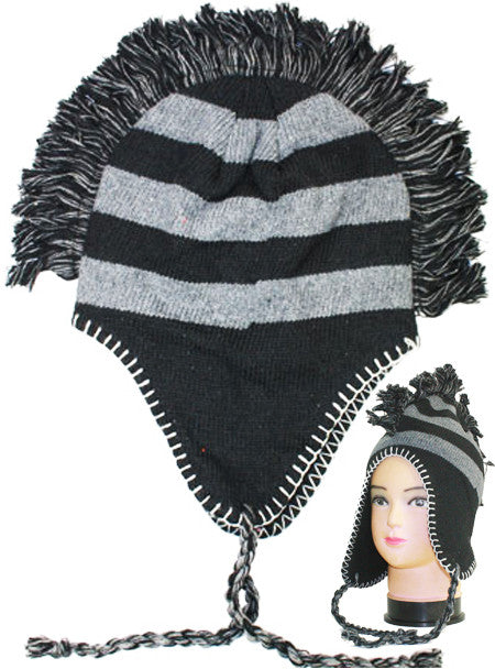 black-&-gray-stripes-mohawk-winter-hat