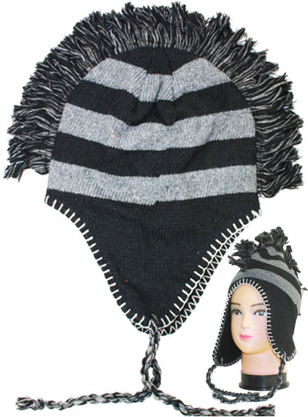 black-&-gray-stripes-mohawk-winter-hat