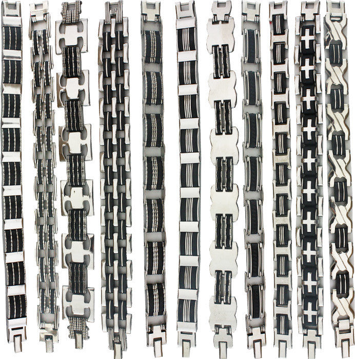 stainless-steel-black-rubber-bracelet