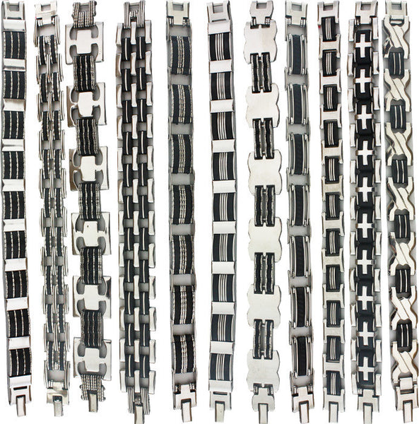stainless-steel-black-rubber-bracelet