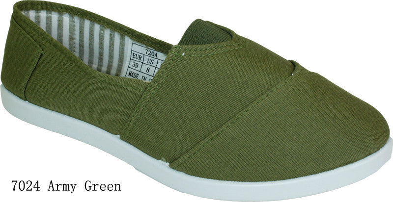 women's-army-green-canvas-shoes-7204