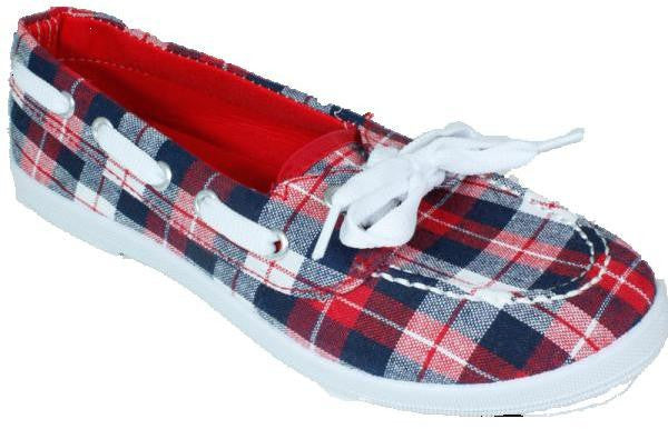 women's-canvas-boat-sneaker-(black-&-red)