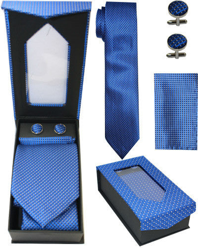 white-dot-&-blue-tie-cufflink-handkerchief-set