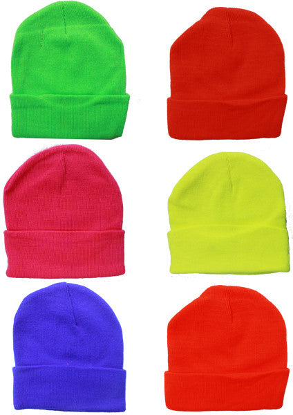 unisex-plain-neon-colors-beanie-hat