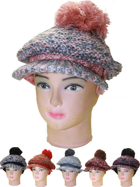 women's-stylish-warm-winter-hat-with-visor