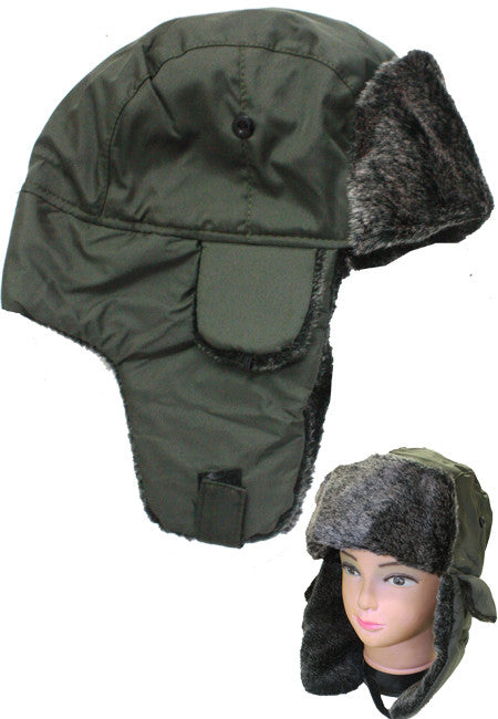 unisex-plain-green-trooper-hat