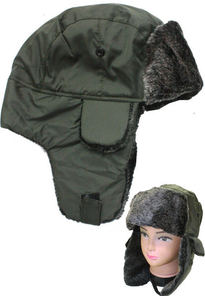 unisex-plain-green-trooper-hat