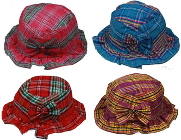 kid's-summer-fitted-hat-with-plaid-design