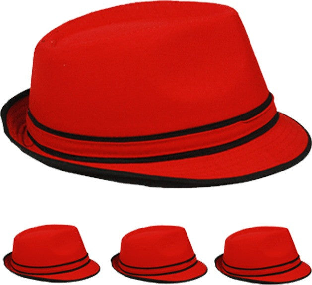 plain-red-fedora-hat