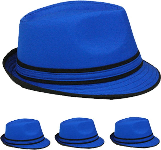 plain-blue-fedora-hat