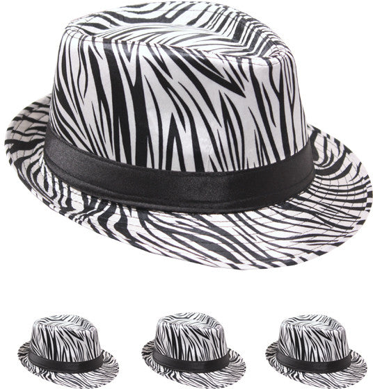 zebra-print-fedora-hat