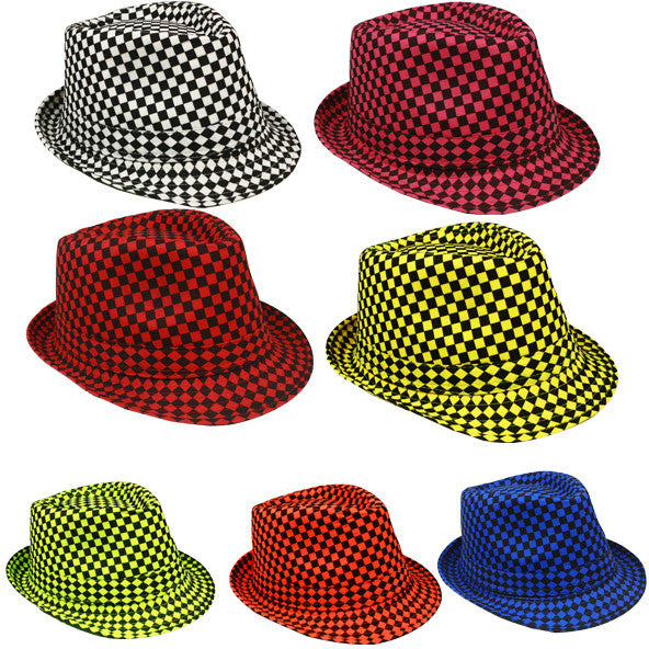 checkered-fedora-hat