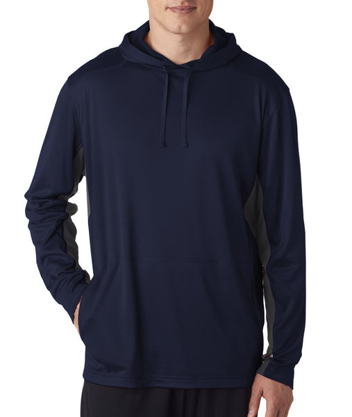 ultraclub-adult-cool-&-dry-sport-hooded-pullover----navy/charcoal-(3xl)