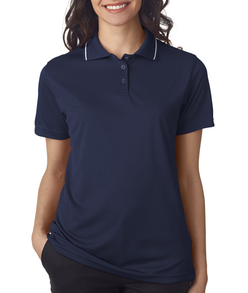 ultraclub-ladies'-polo-with-tipped-collar----navy/white-(3xl)