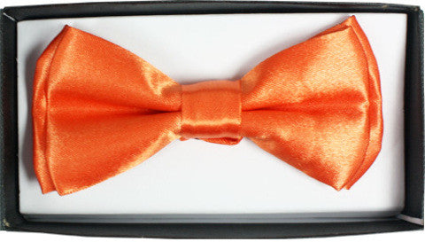 kid's-solid-orange-bow-tie