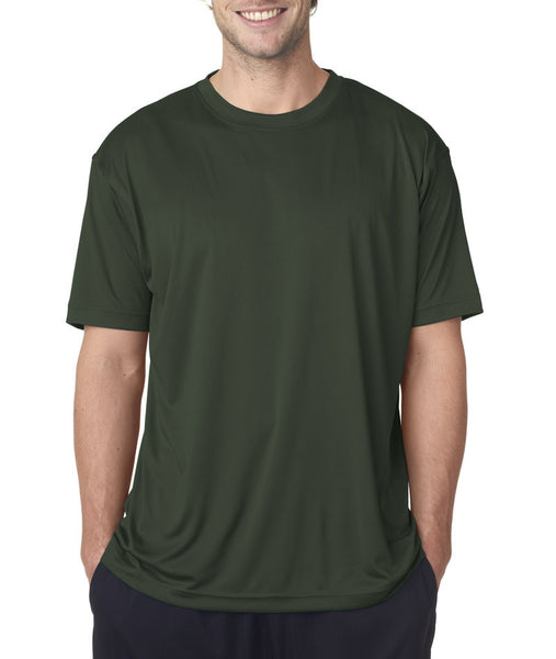 ultraclub(R)-men's-cool-&-dry-sport-performance-interlock-tee----military-green-(s)