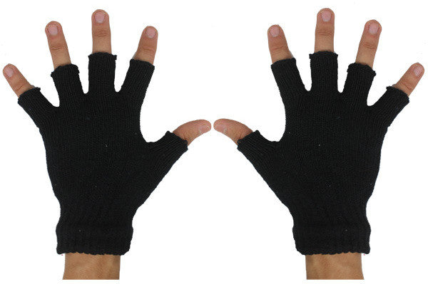 unisex--black-fingerless-winter-gloves
