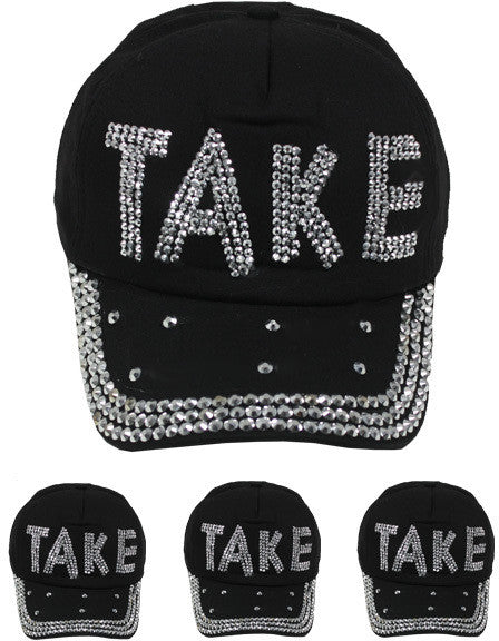 take-rhinestone-cap