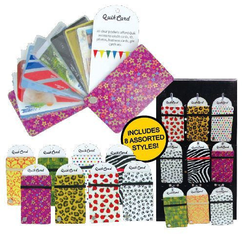 assorted-quik-card-wallet---20-clear-pocket-sleeve
