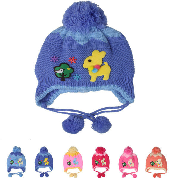 assorted-colors-kids-winter-hat-w/-deer