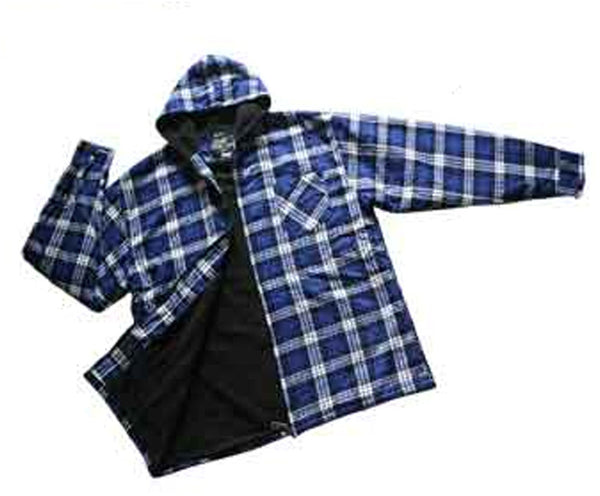 men's-plaid-fleece-lined-jackets-w/-hood---size-3xl