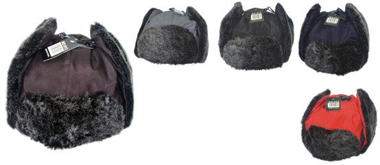 adult-fur-lined-solid-color-knit-ear-flap-trapper-hats