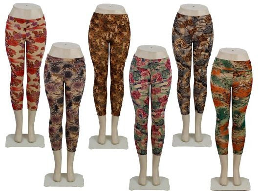 womens-floral-print-high-waisted-leggings-s/m/l/xl