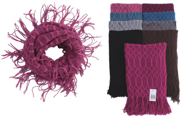 crochet-scarves---two-tone-solid-colors