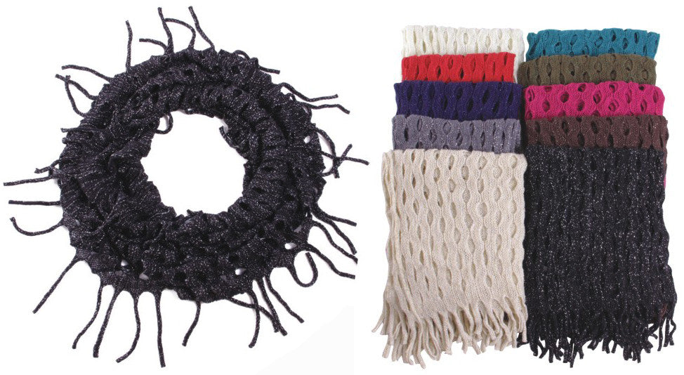 crochet-scarves---solid-colors-w/-metallic-thread